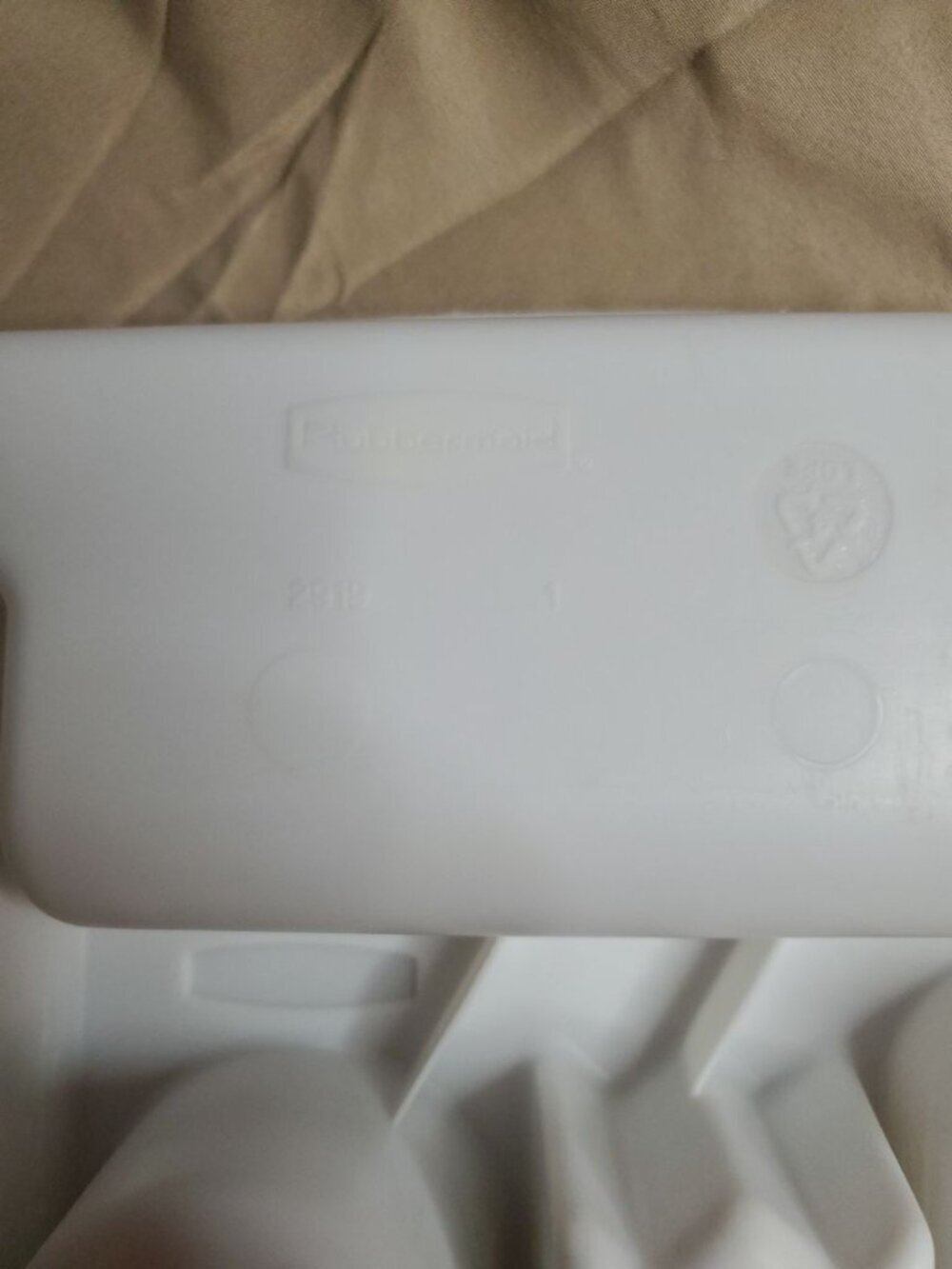 VTG Rubbermaid White Silverware Flatware Utensil Holder Tray #2919 - Picture 5 of 5